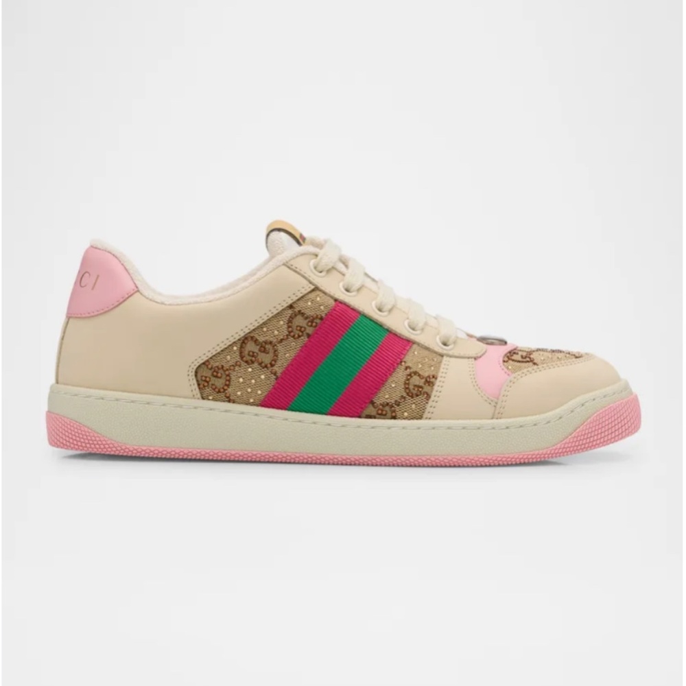 GUCCI Screener GG Canvas Crystal Sneakers
